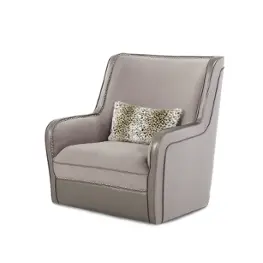03839-silvr-00 Aico Furniture Hollywood Swank Living Room Furniture Living Room Chair