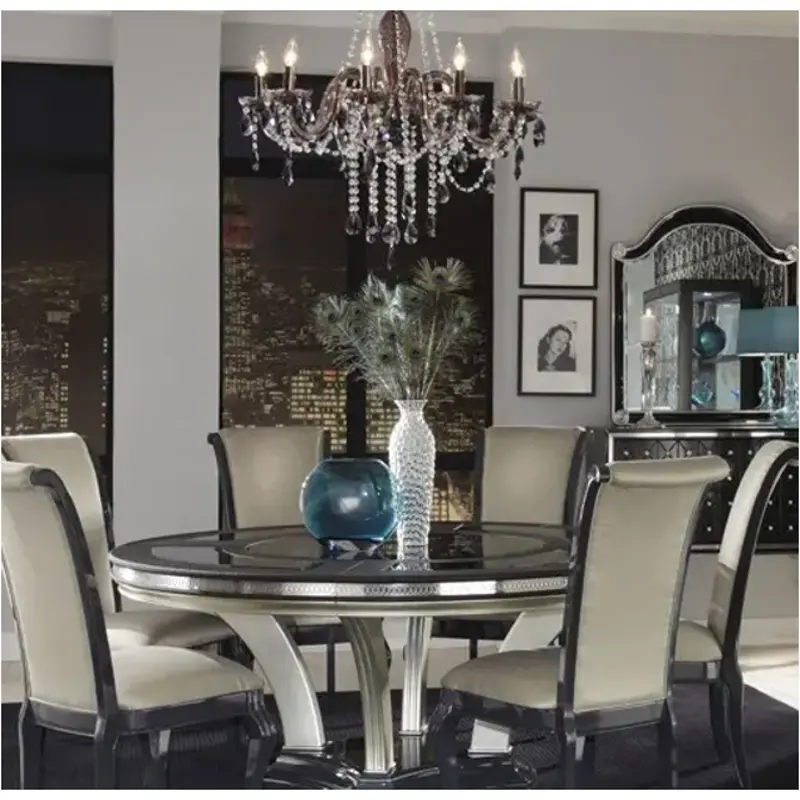Nu03001t-85 Aico Furniture Hollywood Swank Dining Room Furniture Dining Table
