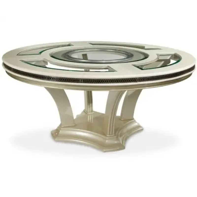 Nu03001t-11 Aico Furniture Hollywood Swank Dining Room Furniture Dining Table