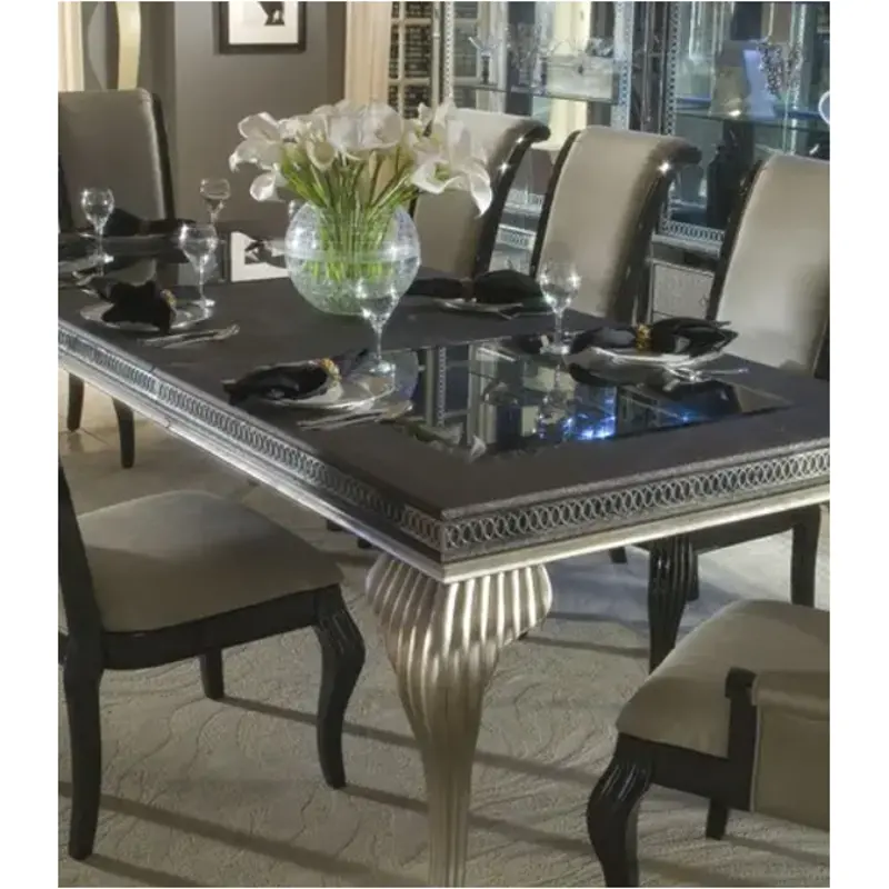 Nu03000t-85 Aico Furniture Hollywood Swank Dining Room Furniture Dining Table