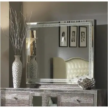 03060r-33 Aico Furniture Hollywood Swank Bedroom Furniture Mirror