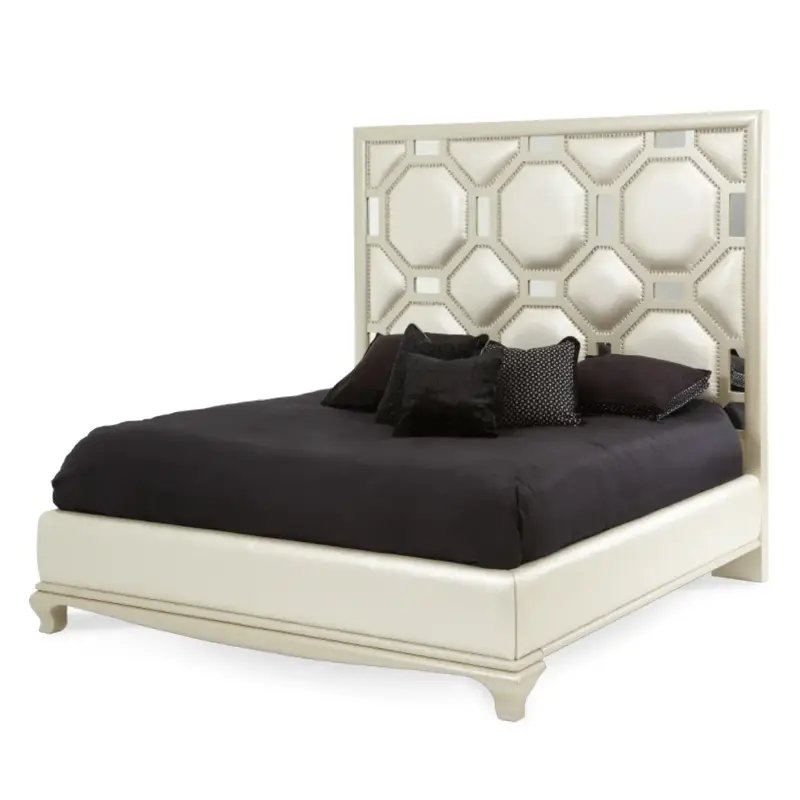 19132-14 Aico Furniture After Eight Bedroom Furniture Bed