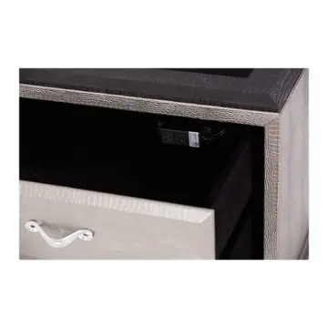 19040-16 Aico Furniture After Eight Bedroom Furniture Nightstand