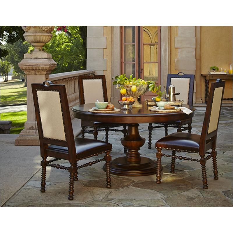 38001t 45 Aico Furniture Bella Cera Round Dining Table Capri