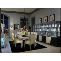 06000-11 Aico Furniture Beverly Blvd Dining Room Furniture Dining Table