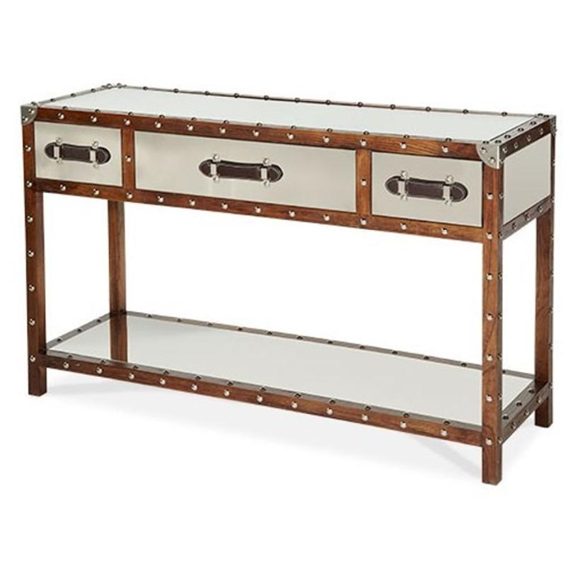 Acf Tnk Cnsol 03 Aico Furniture Discoveries Trunk Console Table