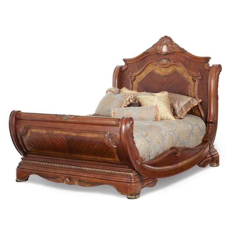 N65016-28 Aico Furniture Cortina California King Sleigh Bed