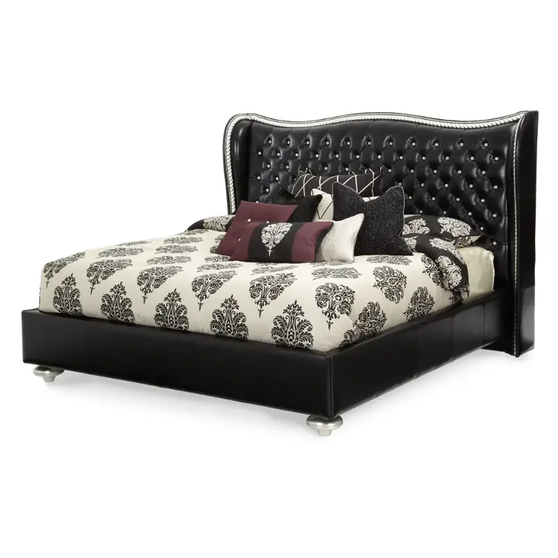 03132-87 Aico Furniture Hollywood Swank - Starry Night Bedroom Furniture Bed