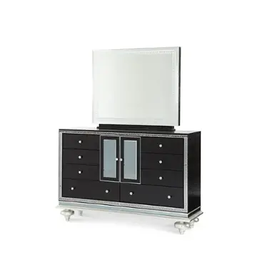 03060r-81 Aico Furniture Hollywood Swank - Starry Night Bedroom Furniture Mirror