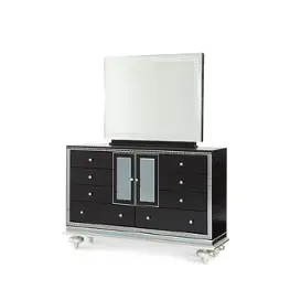 03060r-81 Aico Furniture Hollywood Swank - Starry Night Bedroom Furniture Mirror