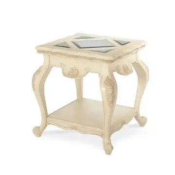 54202-04 Aico Furniture Lavelle Blanc Living Room Furniture End Table