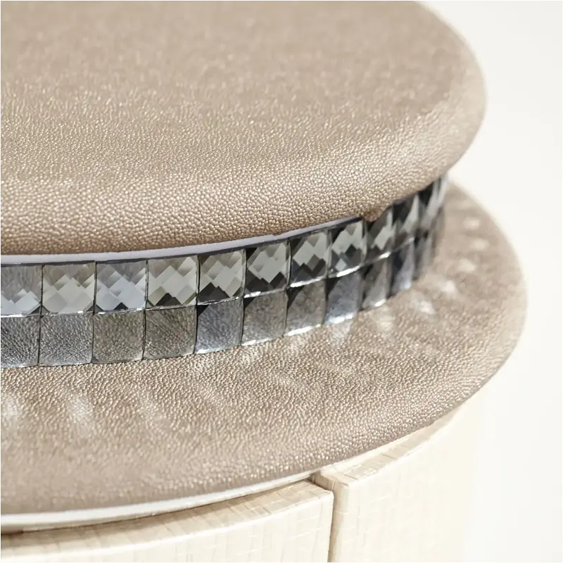08040-13 Aico Furniture Overture Upholstered Nightstand-cristal