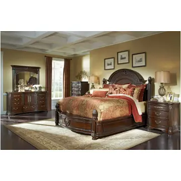 58015-44-ck Aico Furniture Villagio Bedroom Furniture Bed