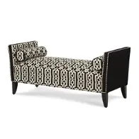 19855-midcr-88 Aico Furniture After Eight Living Room Furniture Benche