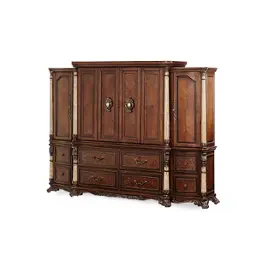 61081t-29-5pc Aico Furniture Victoria Palace Home Entertainment Furniture Entertainment Center