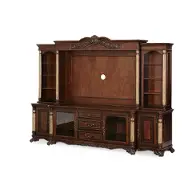 61095t-29-4pc Aico Furniture Victoria Palace Home Entertainment Furniture Entertainment Center