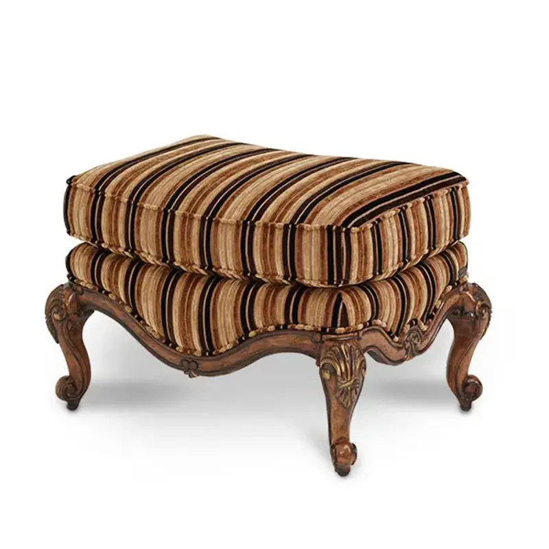 54875-brgld-34 Aico Furniture Lavelle Melange Living Room Furniture Ottoman