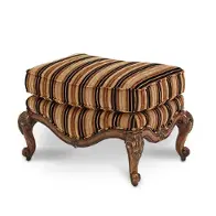 54875-brgld-34 Aico Furniture Lavelle Melange Living Room Furniture Ottoman
