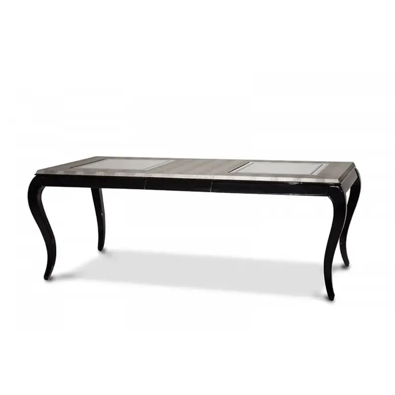 9021600-16 Aico Furniture Leg Dining Table - Titanium