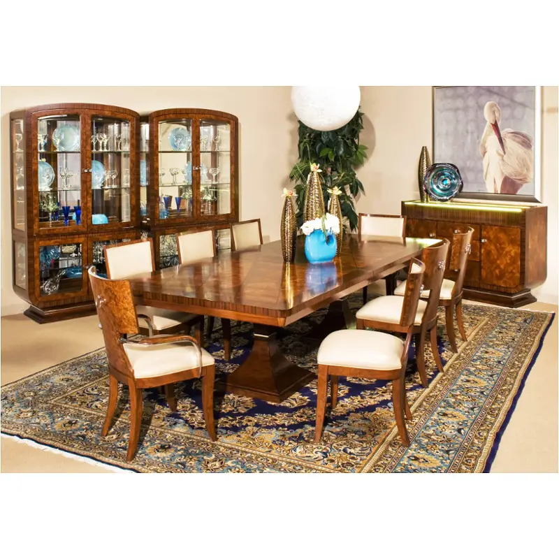 10002t-32 Aico Furniture Cloche Dining Room Furniture Dining Table
