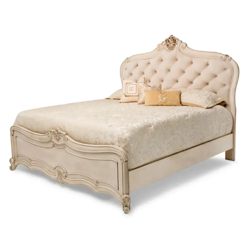 9022622-04 Aico Furniture Lavelle Cottage - Blanc Bedroom Furniture Bed