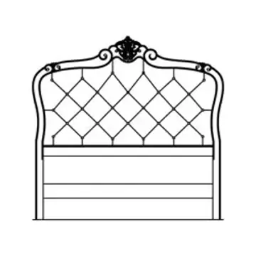 9022612-34 Aico Furniture Lavelle Cottage - Melange Bedroom Furniture Bed