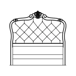 9022612-34 Aico Furniture Lavelle Cottage - Melange Bedroom Furniture Bed