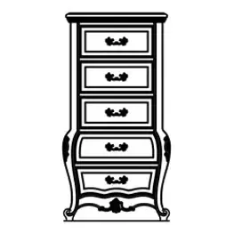 9022670-34 Aico Furniture Lavelle Cottage - Melange Bedroom Furniture Chest