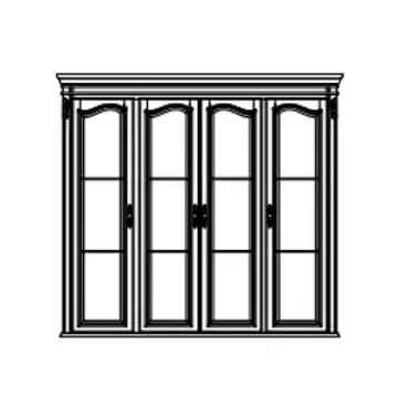 9022605-34 Aico Furniture Lavelle Cottage - Melange Dining Room Furniture China