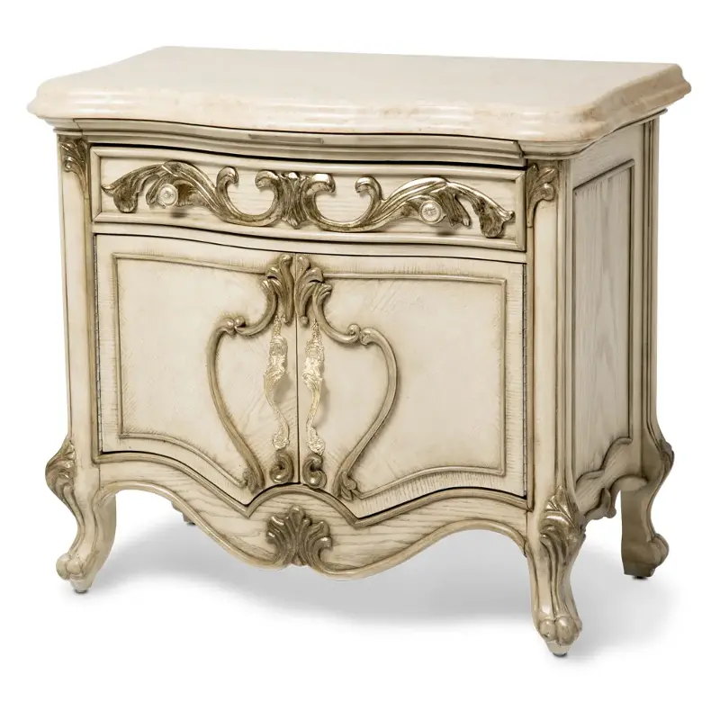 09040-201 Aico Furniture Platine De Royale Bedroom Furniture Nightstand