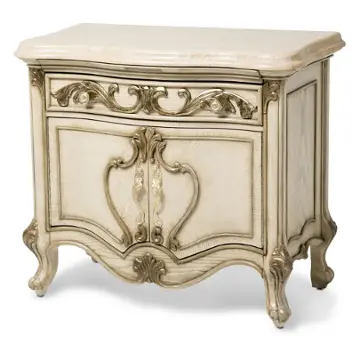 09040-201 Aico Furniture Platine De Royale Bedroom Furniture Nightstand