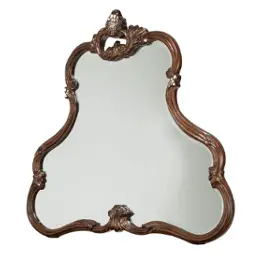 09060-229 Aico Furniture Platine De Royale - Light Espresso Bedroom Furniture Mirror