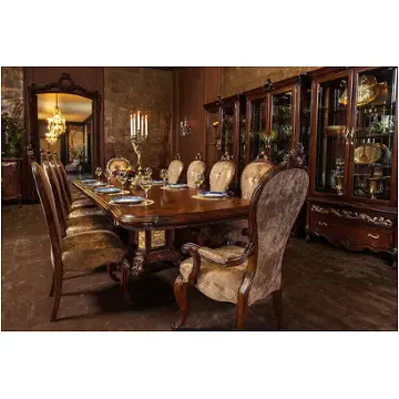 09002t-229 Aico Furniture Platine De Royale - Light Espresso Dining Room Furniture Dining Table