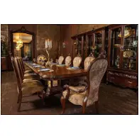 09002t-229 Aico Furniture Platine De Royale - Light Espresso Dining Room Furniture Dining Table