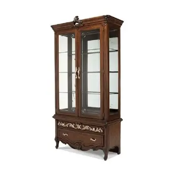 09505t-229 Aico Furniture Platine De Royale - Light Espresso Dining Room Furniture Curio