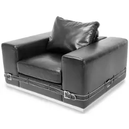 Mb-ciras35-blk-13 Aico Furniture Mia Bella Living Room Furniture Living Room Chair