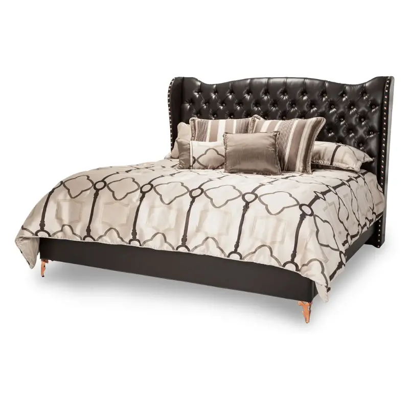 9001637 401 Aico Furniture Hollywood Loft Ganache Bed 9001637 401 Aico Furniture Hollywood, Hollywood Loft King Bedroom Set