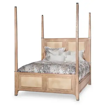 80010-102-ps Aico Furniture Biscayne West - Sand Bedroom Furniture Bed