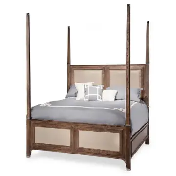 80010-200-ps Aico Furniture Biscayne West - Haze Bedroom Furniture Bed