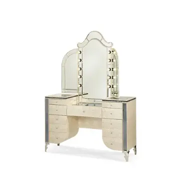 03068rn-09 Aico Furniture Hollywood Swank Bedroom Furniture Mirror