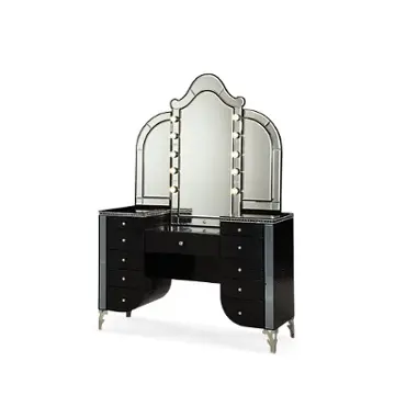03068rn-81 Aico Furniture Hollywood Swank Bedroom Furniture Mirror