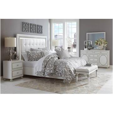 9025612-108 Aico Furniture Sky Tower - White Bedroom Bed
