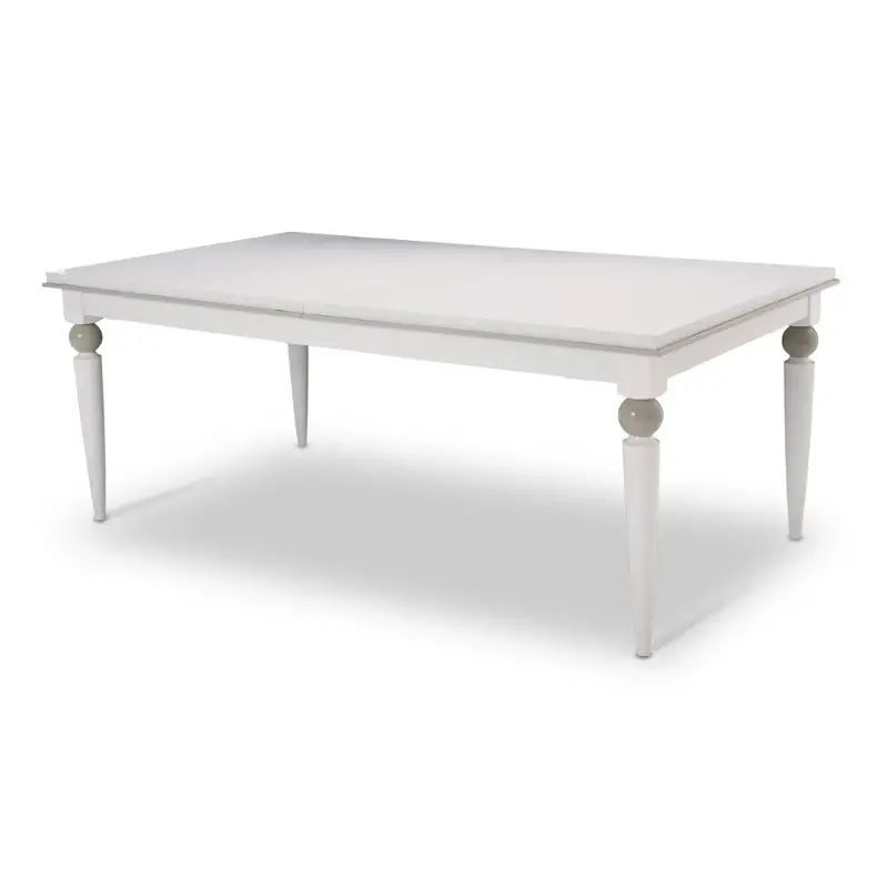9025600-108 Aico Furniture Sky Tower - White Dining Room Furniture Dining Table