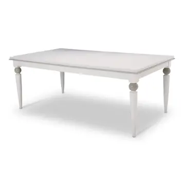 9025600-108 Aico Furniture Sky Tower - White Dining Room Furniture Dining Table