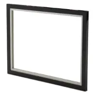 9025667-805 Aico Furniture Sky Tower - Black Dining Room Furniture Mirror