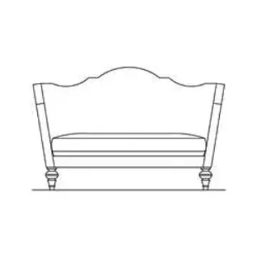 St-flrnc25-tsk-54 Aico Furniture Studio Living Room Furniture Loveseat