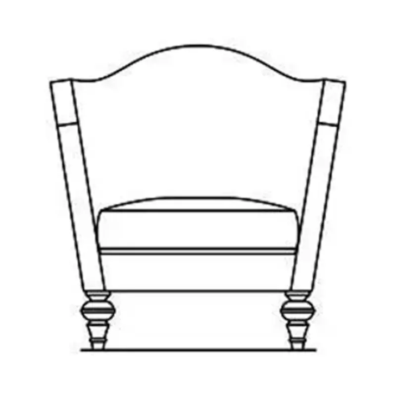 St-flrnc35-lwd-54 Aico Furniture Studio Living Room Furniture Living Room Chair