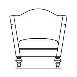 St-flrnc35-lwd-54 Aico Furniture Studio Living Room Furniture Living Room Chair