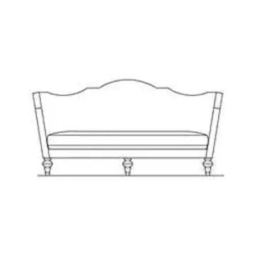 St-flrnc15-tsk-54 Aico Furniture Studio Living Room Furniture Sofa