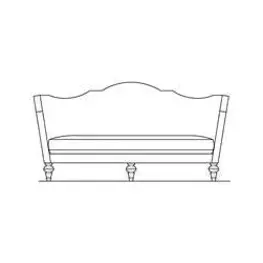 St-flrnc15-tsk-54 Aico Furniture Studio Living Room Furniture Sofa